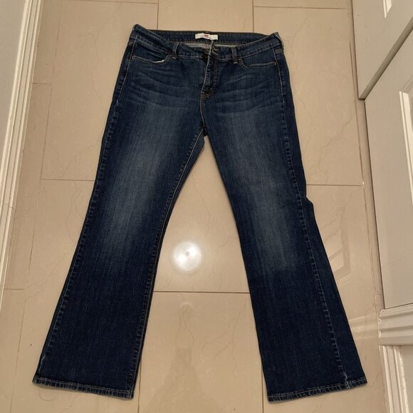 Levi's 526 Women Jeans Slender Bootcut Mid Rise Denim Size 16M Back Flap Pockets - Picture 7 of 16